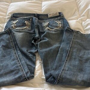 Grace beautiful embroidery jeans